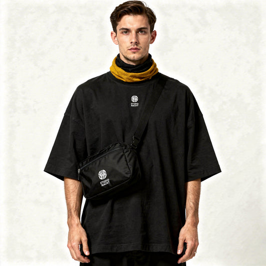 Oversized Cotton Tee - Nacht Classic