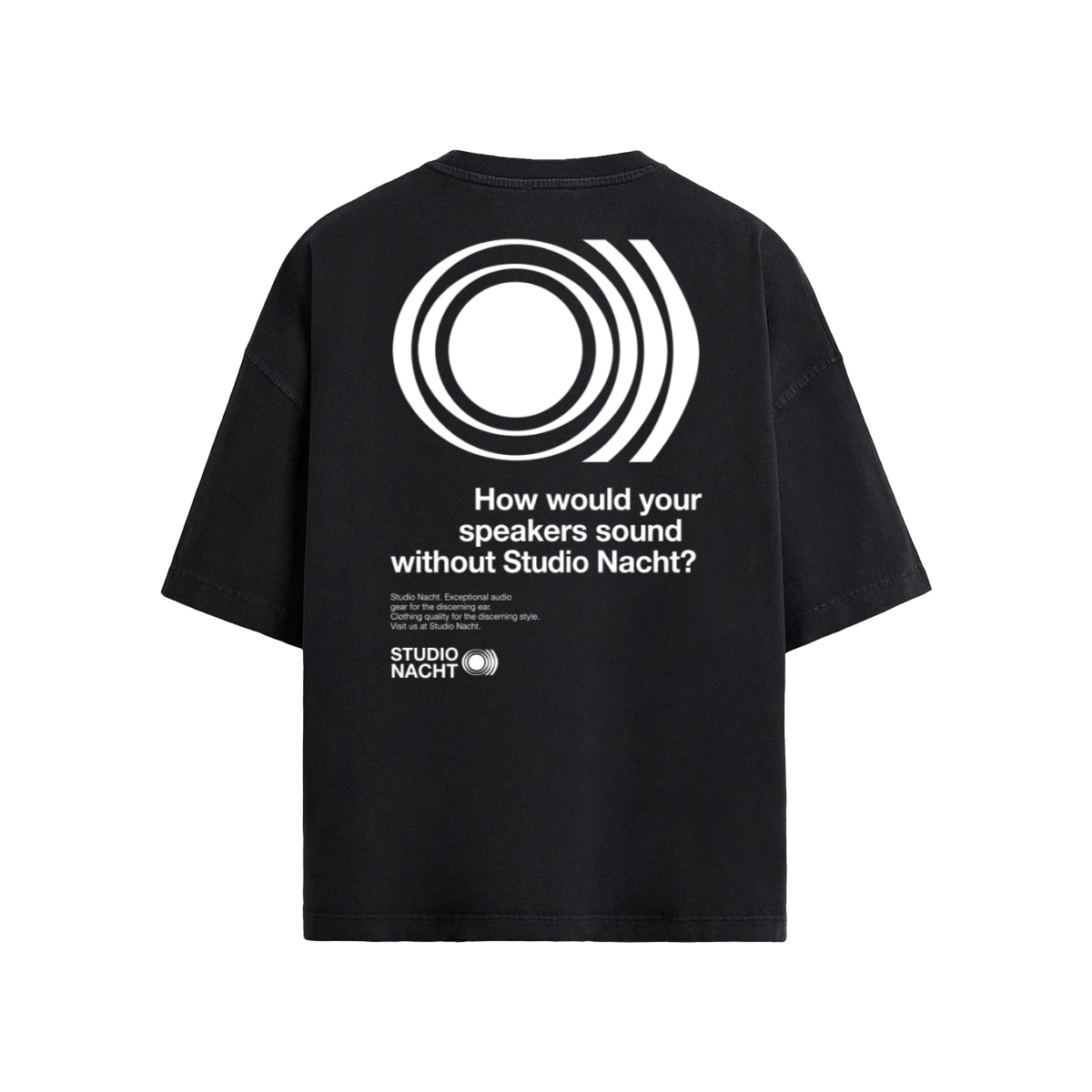 Oversized Cotton Tee - Nacht Classic