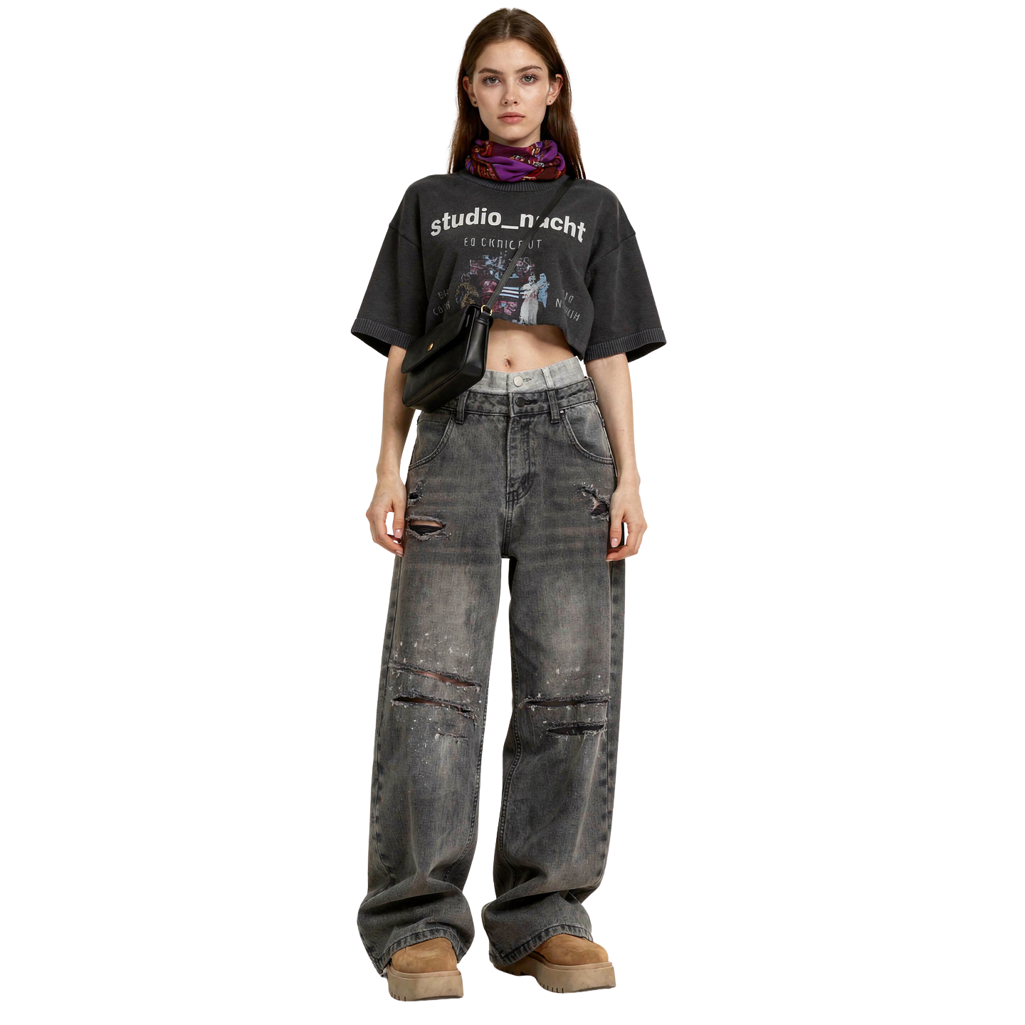 Vintage - Inspired Street - Women's Ripped Jeans