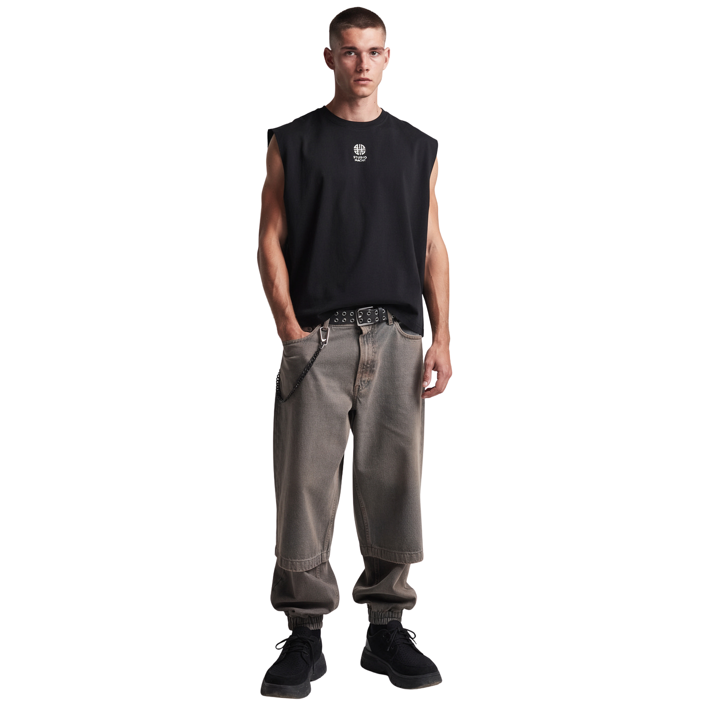 Unisex Cropped Boxy Tank Top