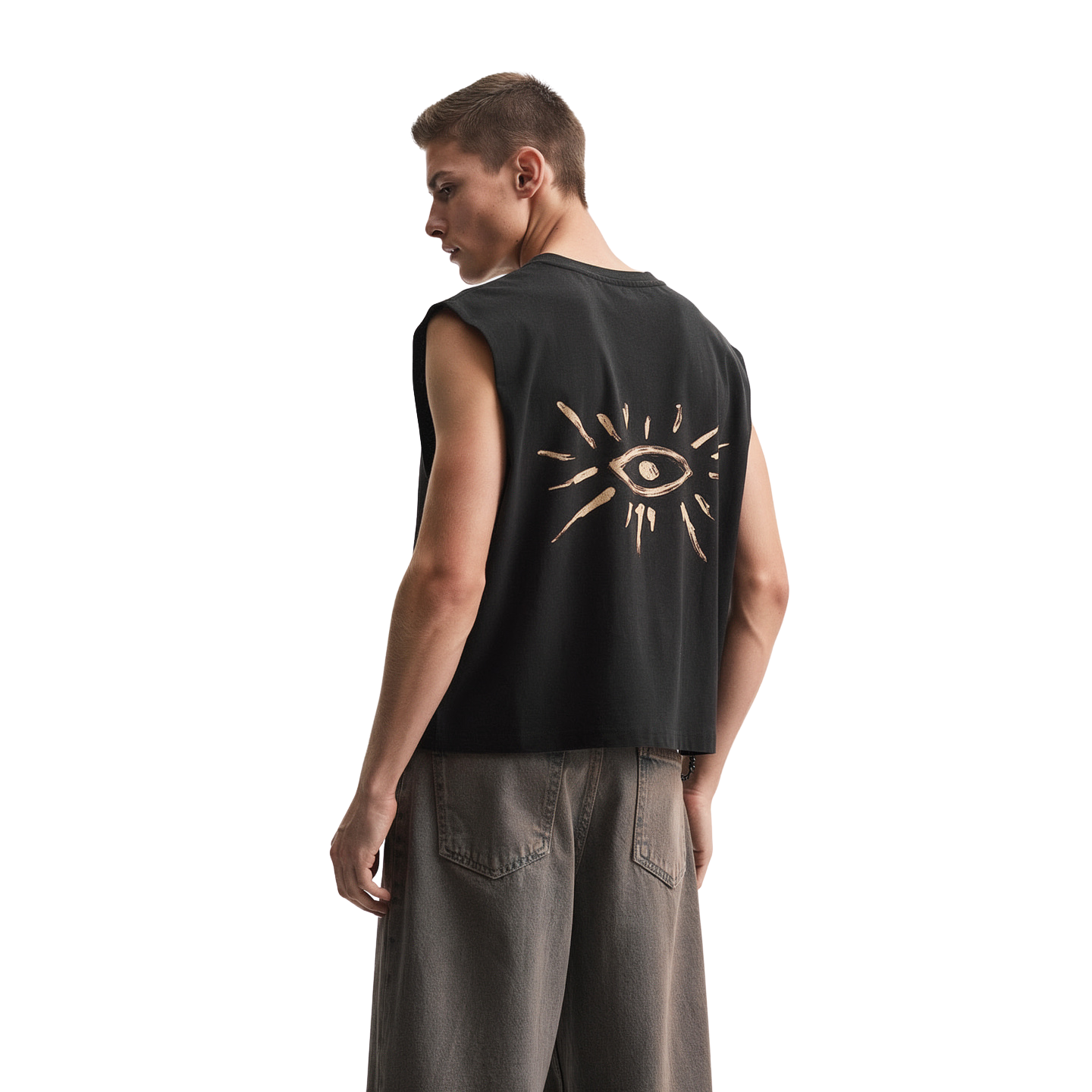 Unisex Cropped Boxy Tank Top