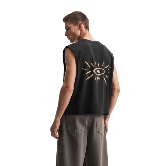 Unisex Cropped Boxy Tank Top