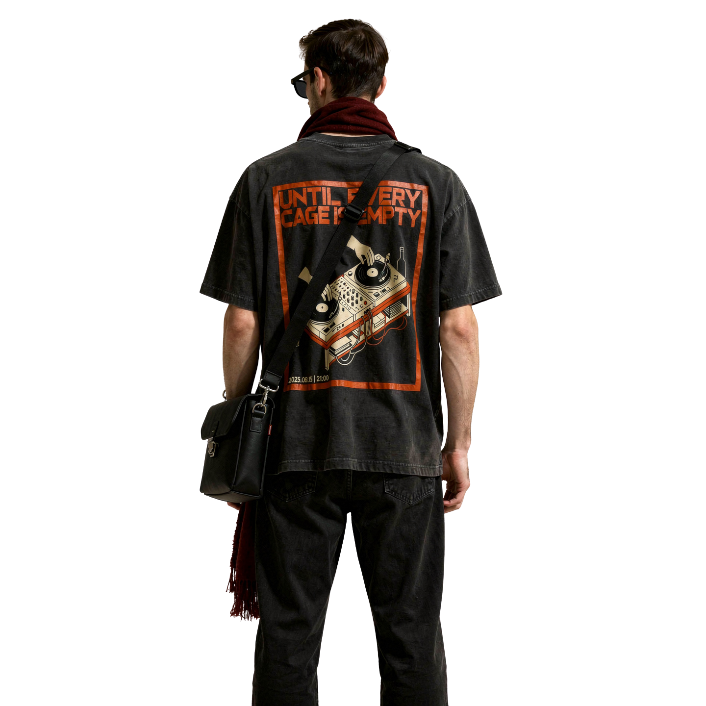 Nacht Vintage Oversized Tee