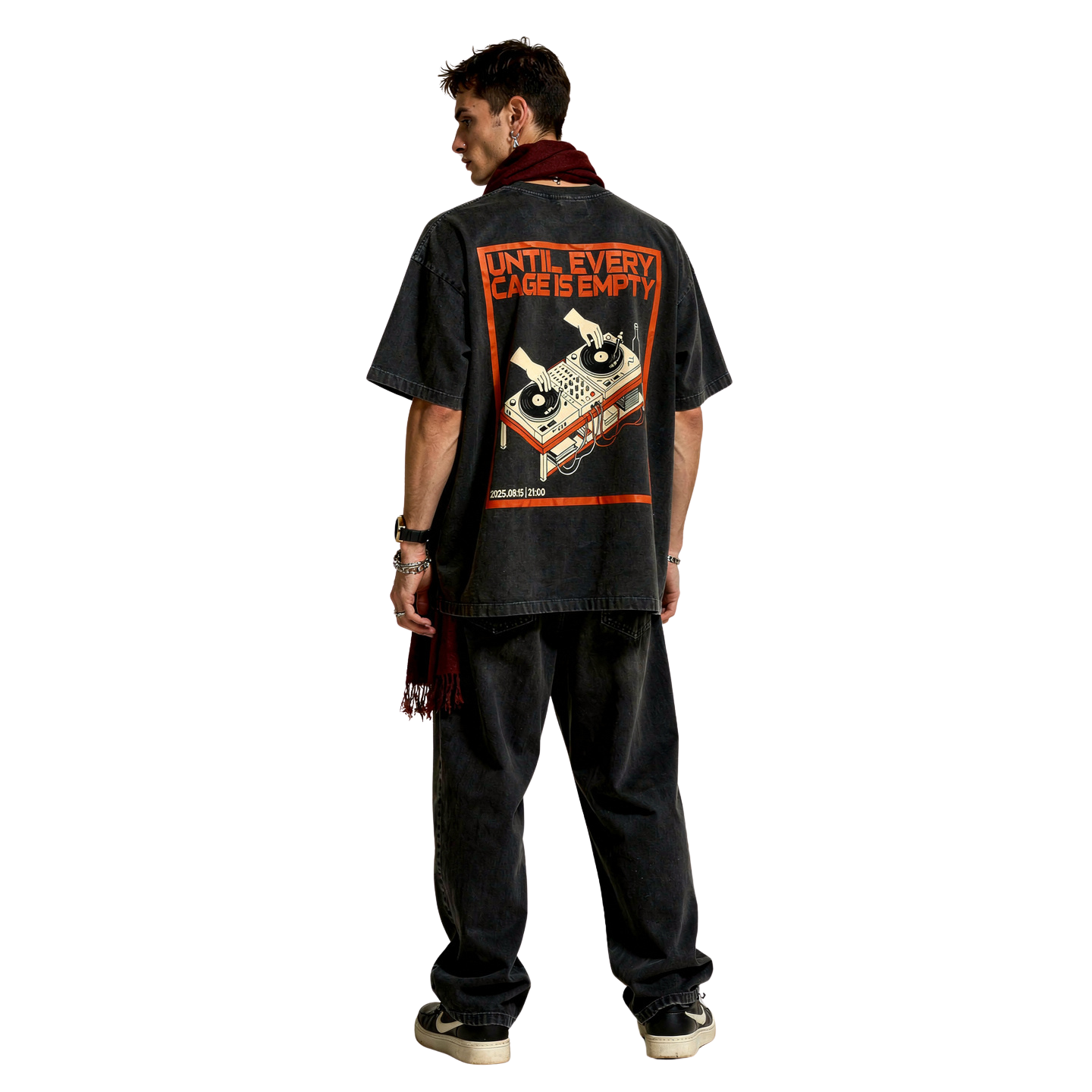 Nacht Vintage Oversized Tee