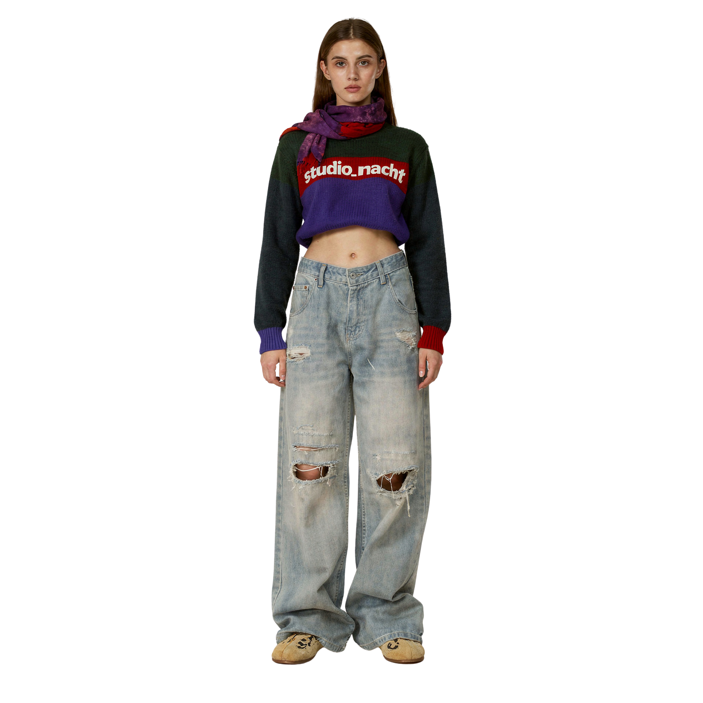 Vintage - Inspired Street - Women's Ripped Jeans