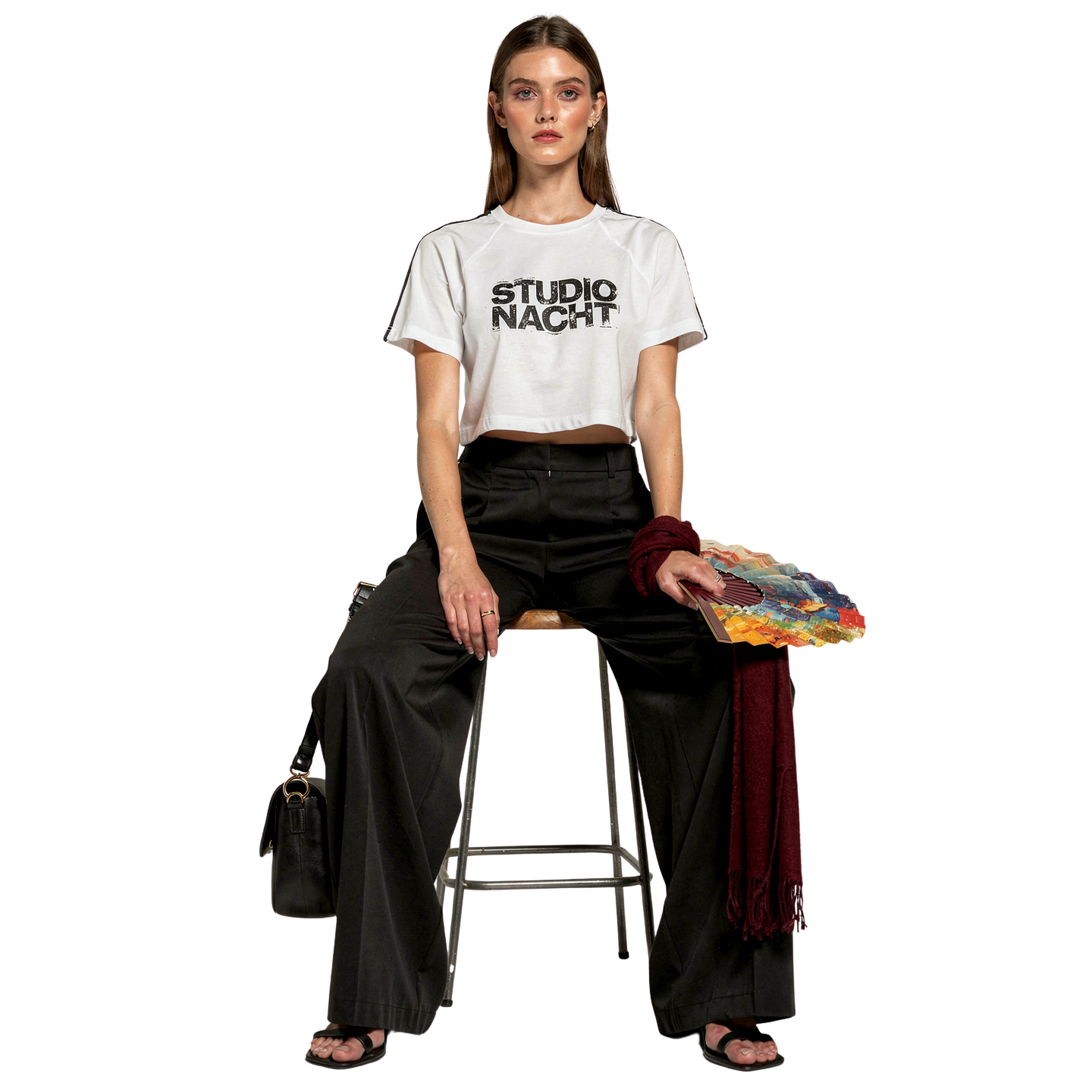 Taped Cooling Performance Crop Top