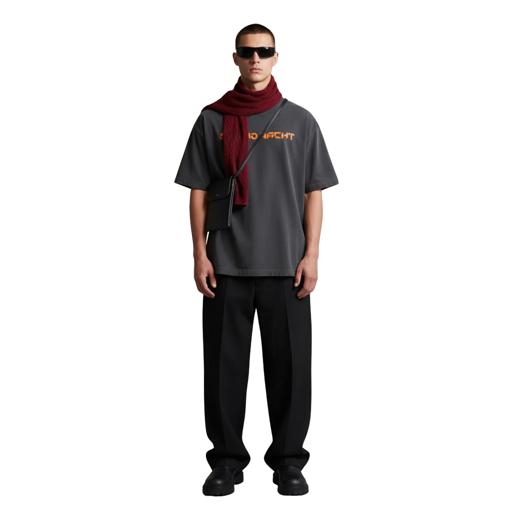 Nacht Vintage Oversized Tee